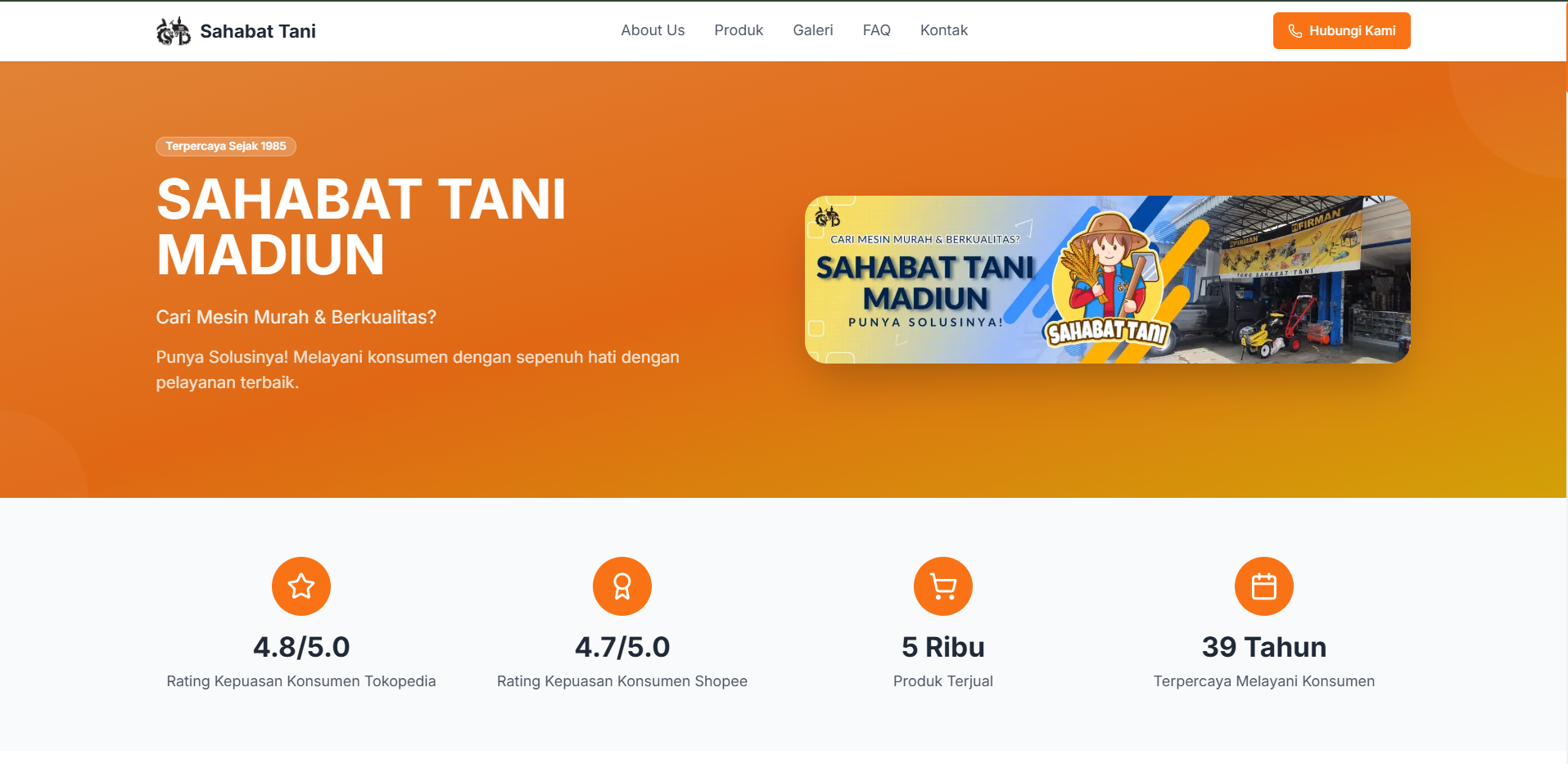 Website Sahabat Tani